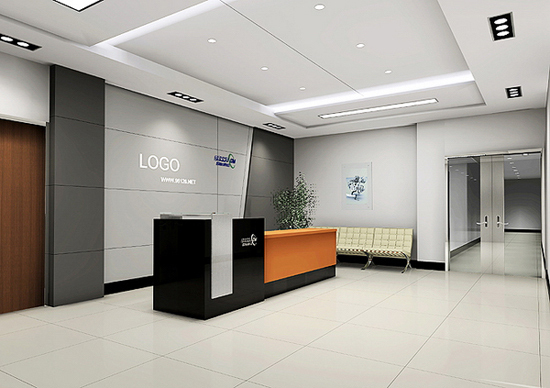 quầy lễ tân văn phòng