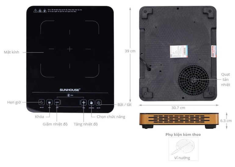 Bếp hồng ngoại Sunhouse SHD6011
