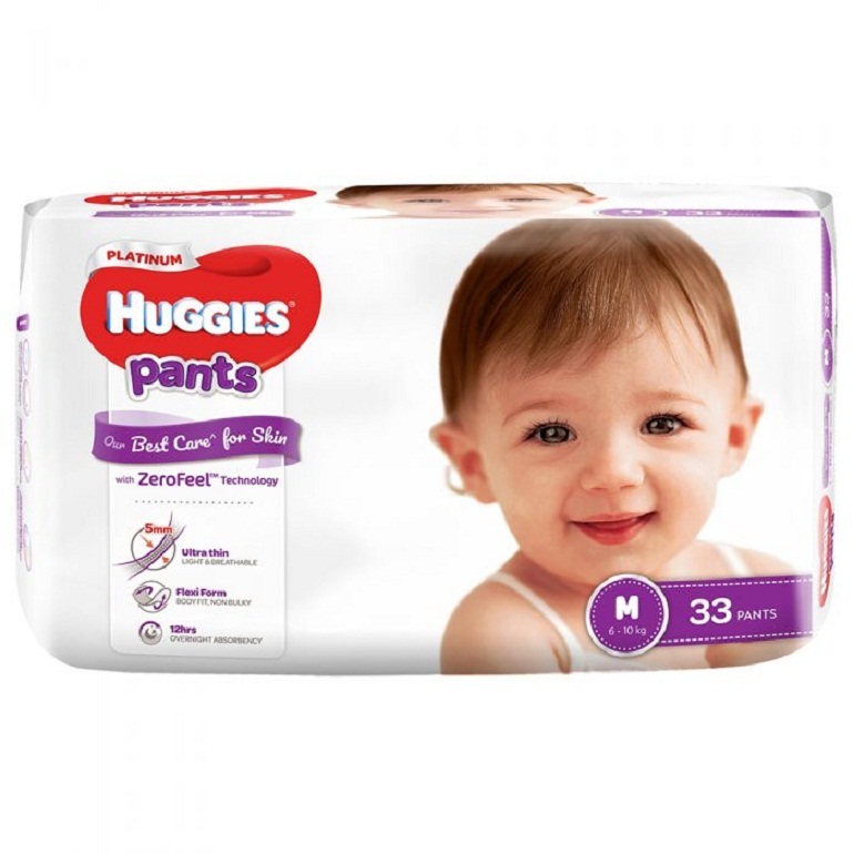 Bỉm Huggies Platinum siêu mỏng siêu thoáng cho bé thoải mái vui chơi