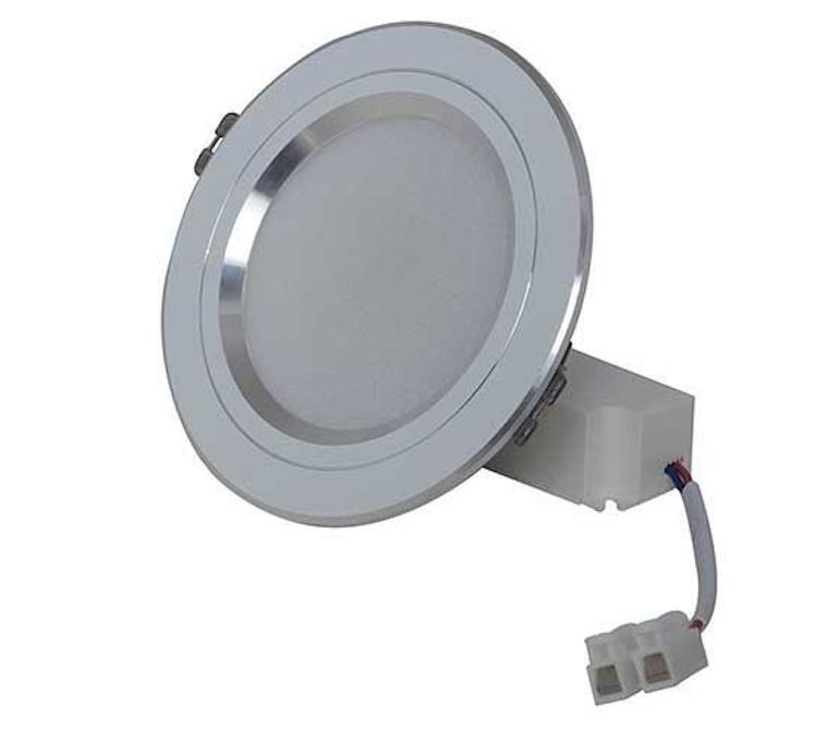 Đèn LED âm trần Rạng Đông viền bạc 9W 3 màu