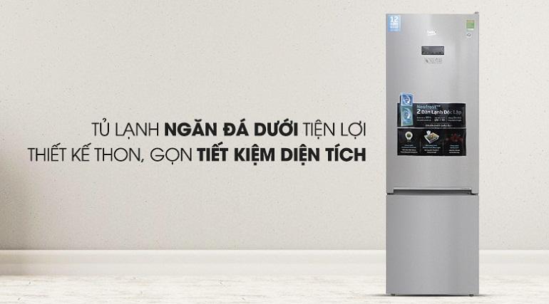Tủ lạnh Beko Inverter RCNT340E50VZX