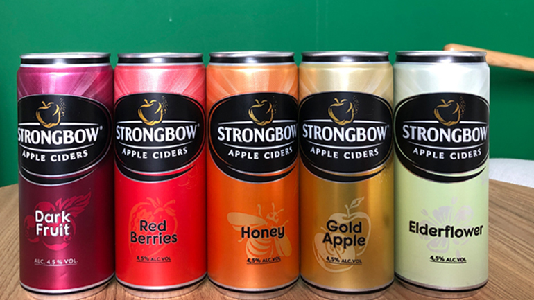 Bia Strongbow có mấy vị?