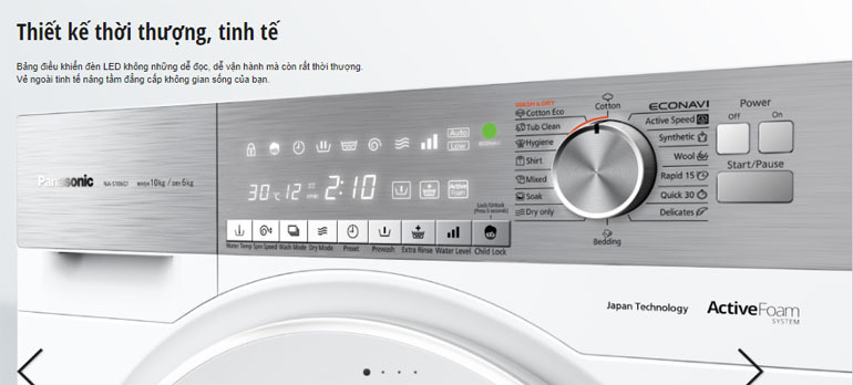 đánh giá máy giặt panasonic