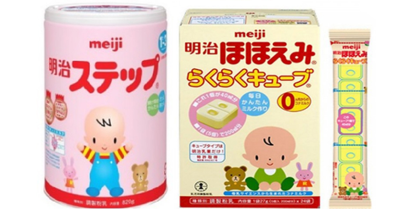 Sữa Meiji Nhật có mấy loại phổ biến?