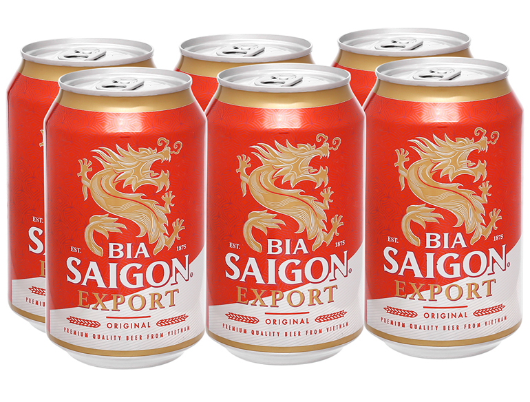 Bia Sài Gòn Export - bia Sài Gòn đỏ