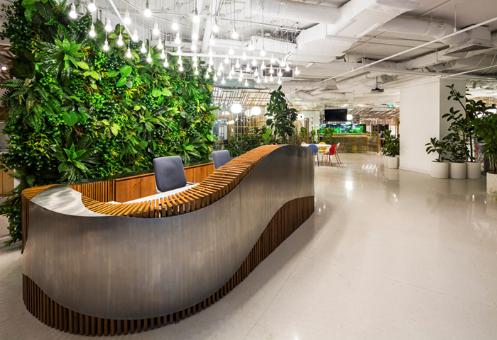 quầy lễ tân đẹp