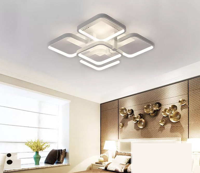 Đèn mâm ốp trần phòng ngủ