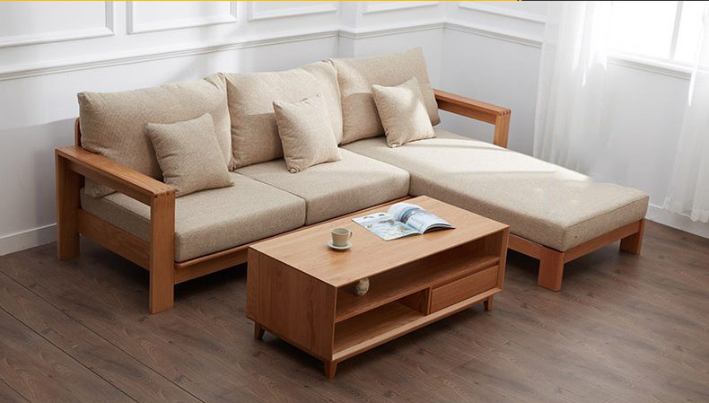 sofa gỗ đơn giản