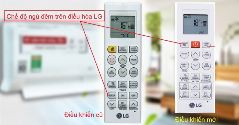 Chế độ ngủ đêm của điều hòa LG