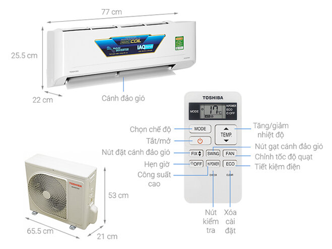 Điều hòa Toshiba RAS-H10C4KCVG-V