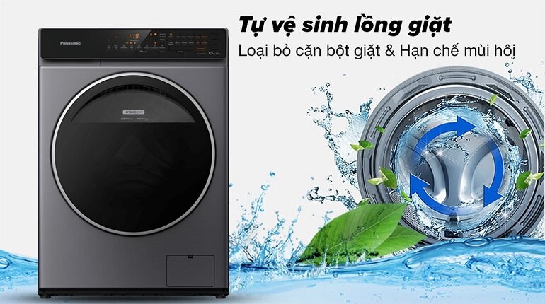 Máy giặt sấy Panasonic 10 kg NA-S106FC1LV