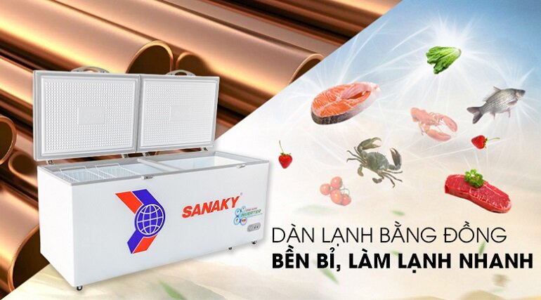 Tủ đông Sanaky có khả năng làm việc tốt, bền bỉ