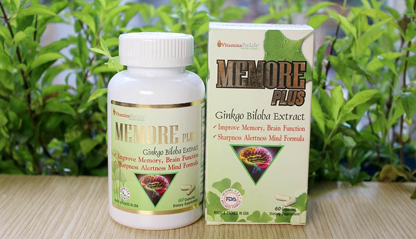 Viên uống Memore Plus Vitamins For Life rất giàu vitamin tốt cho hoạt động não bộ (Nguồn: vuidulich.vn)