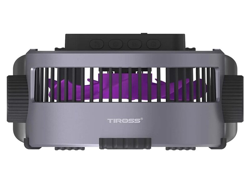 Tiross TS2285 pin dùng tới 15 giờ, quạt tích điện tuần hoàn làm mát đa năng