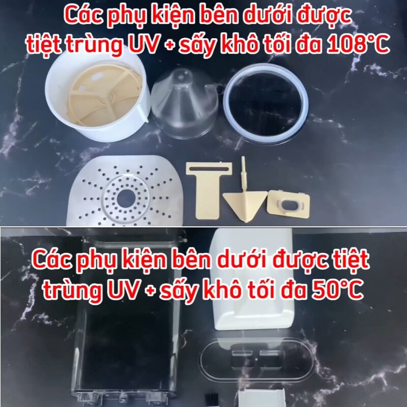 máy pha sữa Niucun Pro và lưu ý sấy