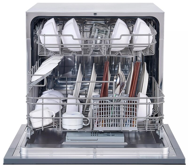 Máy rửa bát Kaff KF-BISMS8 nhỏ gọn bất ngờ, công suất vượt trội