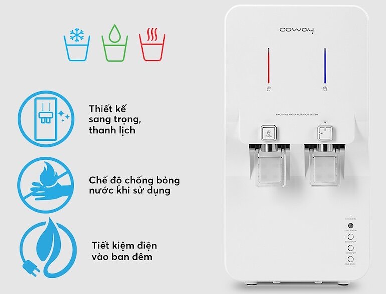 Thiết kế của máy lọc nước Coway NEO (CHP-260L)