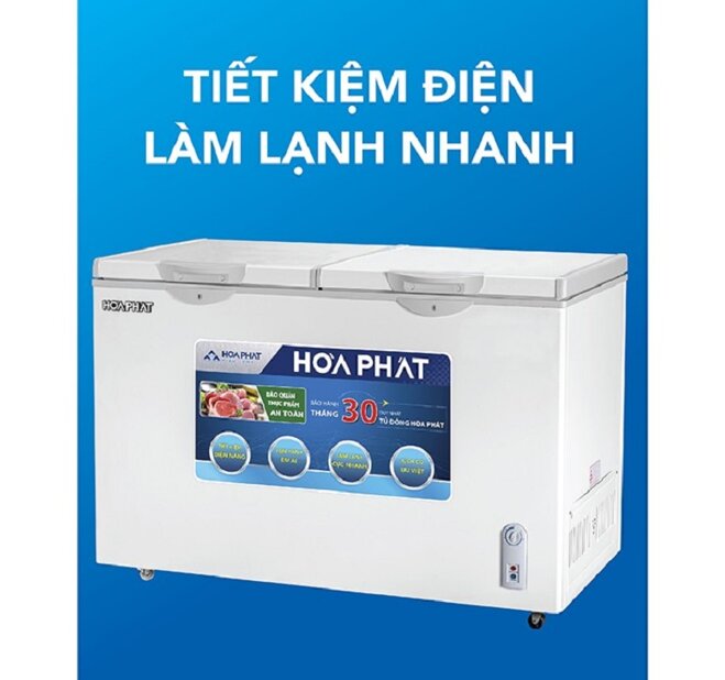 Tủ đông Hòa Phát 2 ngăn