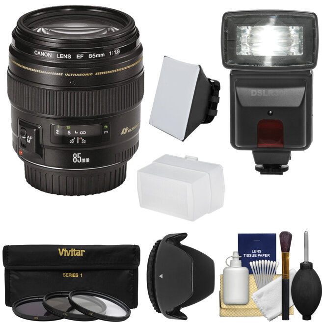 Lens Canon EF 85mm f/1.8 USM với mức giá bình dân