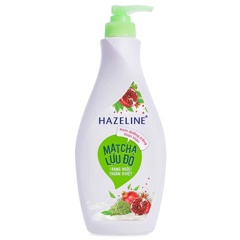 Sữa dưỡng thể Hazeline matcha lựu đỏ