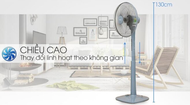 Giá quạt cây có điều khiển Panasonic F409KMR