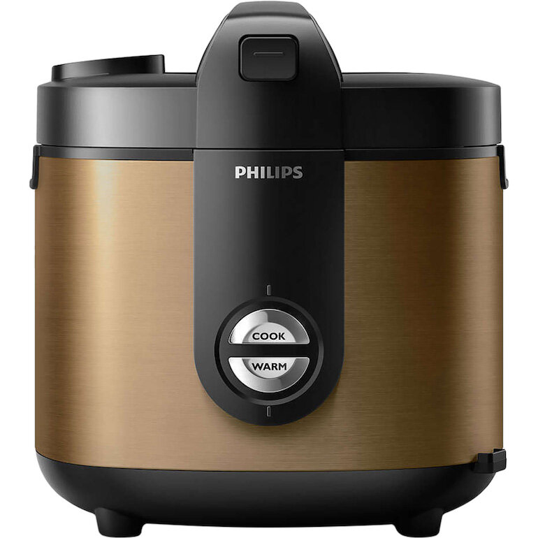 Nồi cơm điện Philips HD3132/68 sở hữu kiểu dáng hiện đại, sang trọng giúp làm nổi bật trong không gian sử dụng.