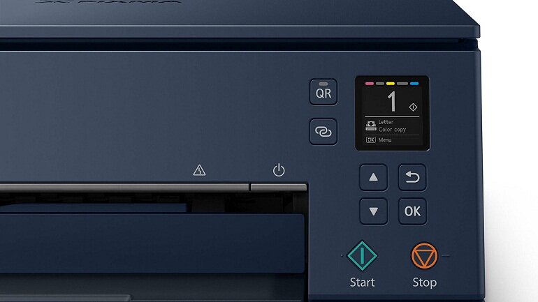 Bảng điều khiển và các nút hỗ trợ của máy in Canon Pixma TS6320