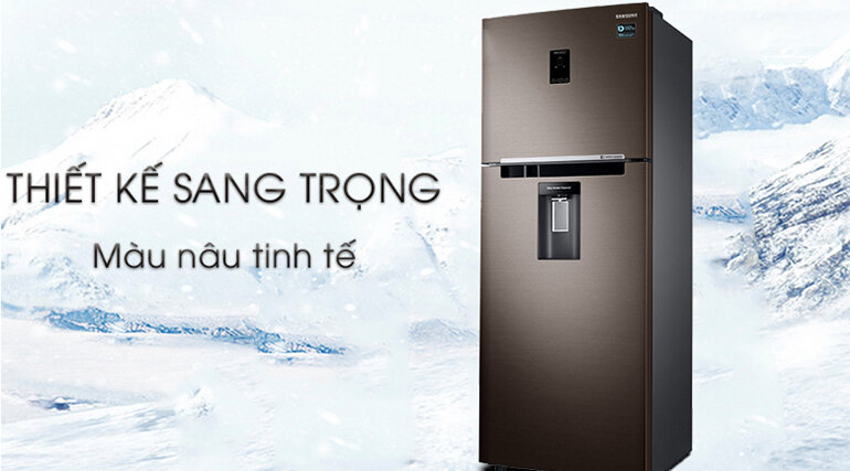 Thiết kế sang trọng của tủ lạnh Samsung Inverter 380 lít RT38K5982DX/SV