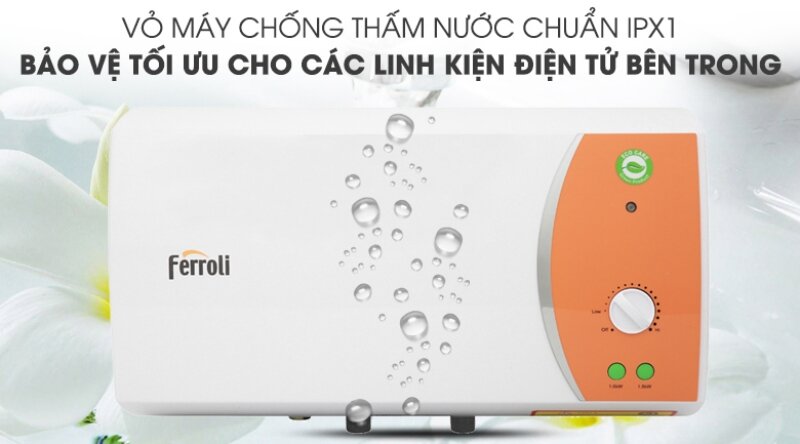 Ferroli Verdi 15TE: Dung tích nhỏ, an toàn vượt trội với công nghệ tráng men Titan