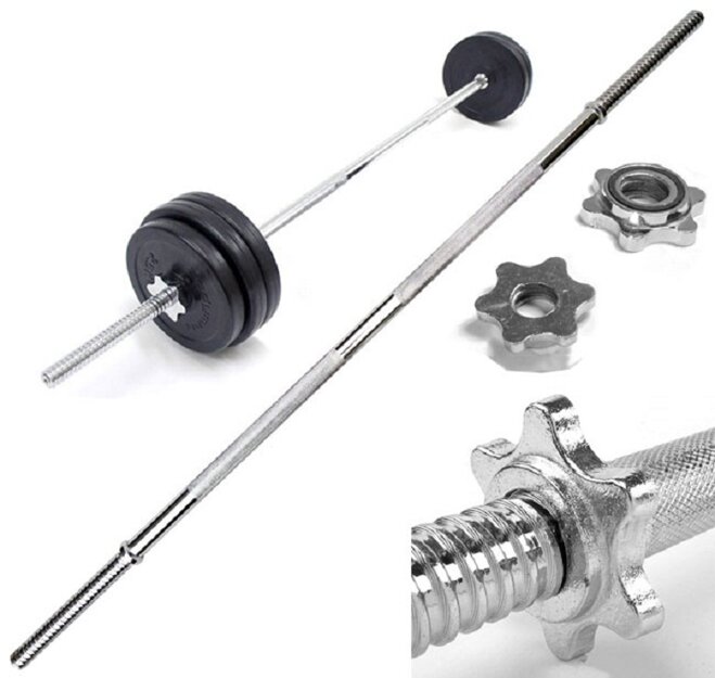 Đòn tạ 1m8 inox GYM Elip 