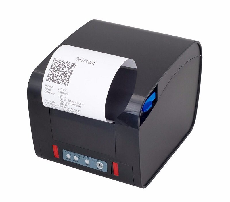 Máy in hóa đơn Xprinter XP-D300H vô cùng đa năng vừa in được hóa đơn, vừa in được order bếp và mã QR