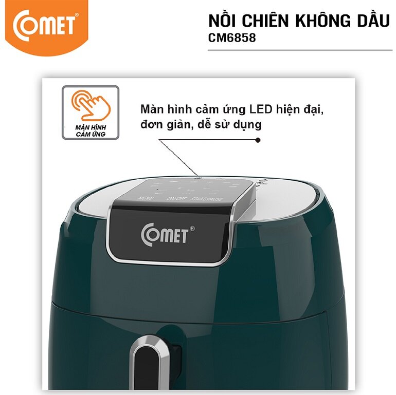 Nồi chiên không dầu Comet CM6858 4.2L