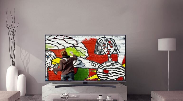 Smart Tivi 4K 49 inch LG 49UM7400PTA UHD HDR hiện đại nâng tầm không gian sống