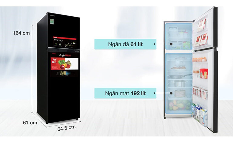 Tủ lạnh Toshiba Inverter GR-B31VU UKG
