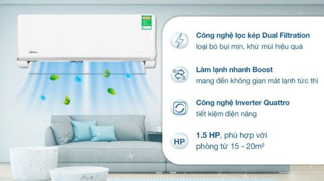 Tổng quan về điều hòa Midea MSAGA-13CRDN8 