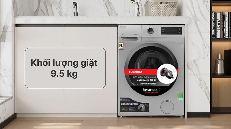 Máy giặt Toshiba Inverter 9.5 Kg TW-BK105S3V(SK)