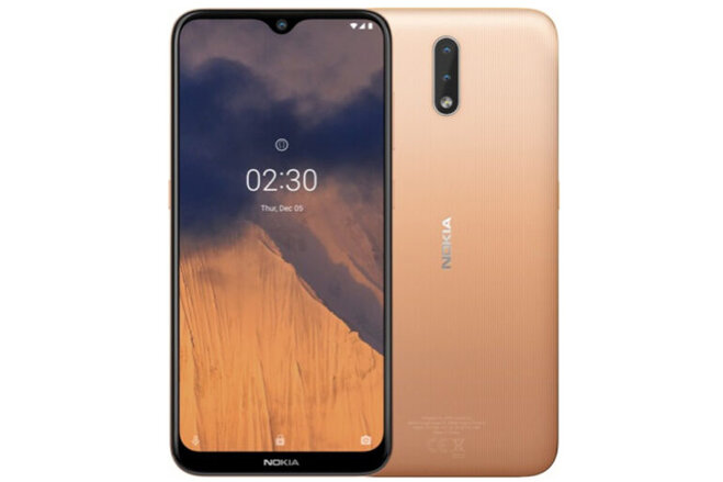 Thiết kế Nokia 2.3 đơn giản, bền bỉ