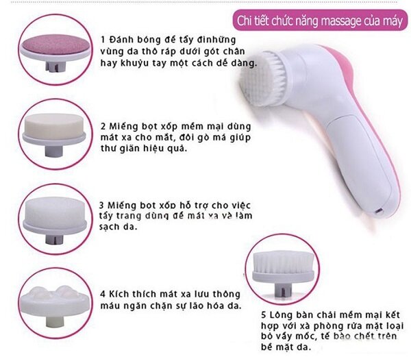 Máy massage mặt 5 in 1