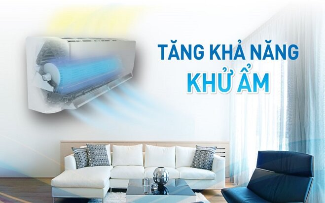 Điều hòa Daikin ATF35XAV1V/ARF35XAV1V có chức năng hút ẩm