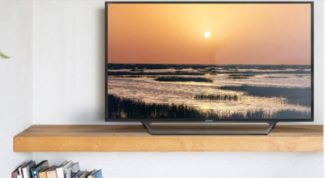 Tivi Sony 48 inch thiết kế sắc sảo, chắc chắn   