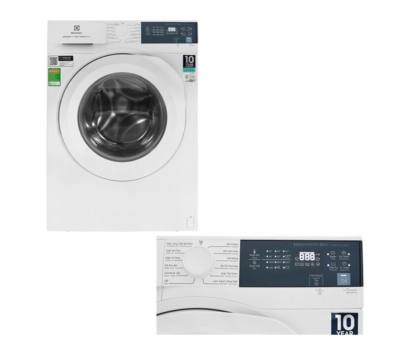 Giá chỉ 5 triệu đồng, máy giặt cửa ngang Electrolux 10kg EWF1024D3WB vừa bền đẹp, lại tiết kiệm điện!