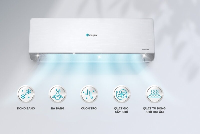Điều hòa Casper QH-18IU36A giá cực rẻ, làm mát & sưởi ấm tốt, lại rất tiết kiệm điện!