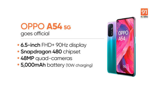 oppo a54 5g