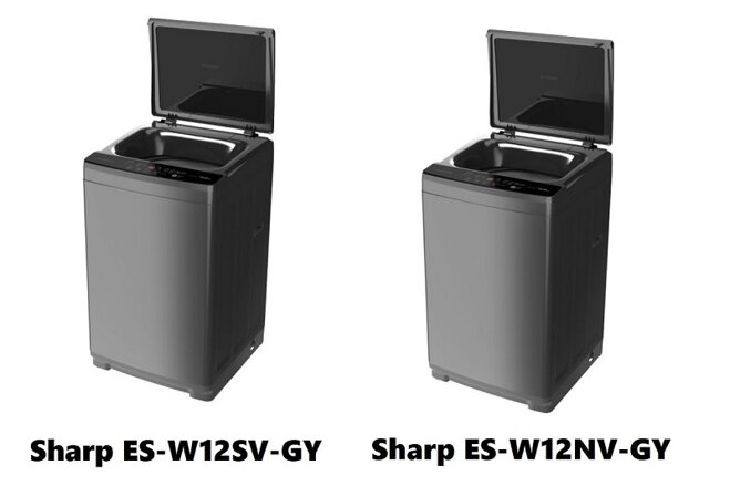 So sánh máy giặt Sharp 12 kg ES-W12SV-GY và Sharp ES-W12NV-GY 12kg