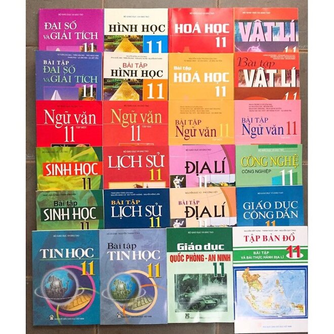 Sách giáo khoa lớp 11 làm tiền đề trực tiếp cho kiến thức lớp 12