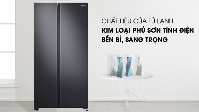 Tủ lạnh Samsung Inverter SBS 647 lít RS62R5001B4