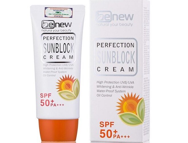 Kem chống nắng Benew Perfection Sunblock Cream