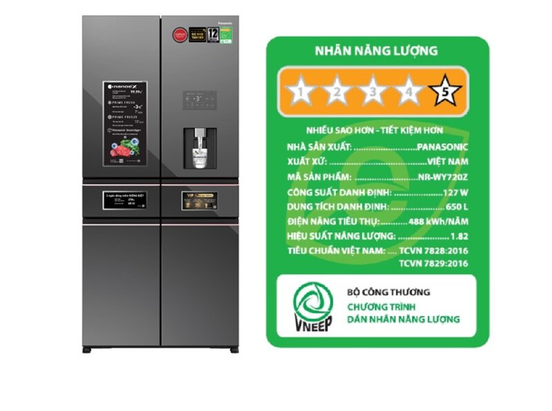Giải mã lý do tủ lạnh Panasonic NR-WY720ZMMV có giá tới 135 triệu đồng