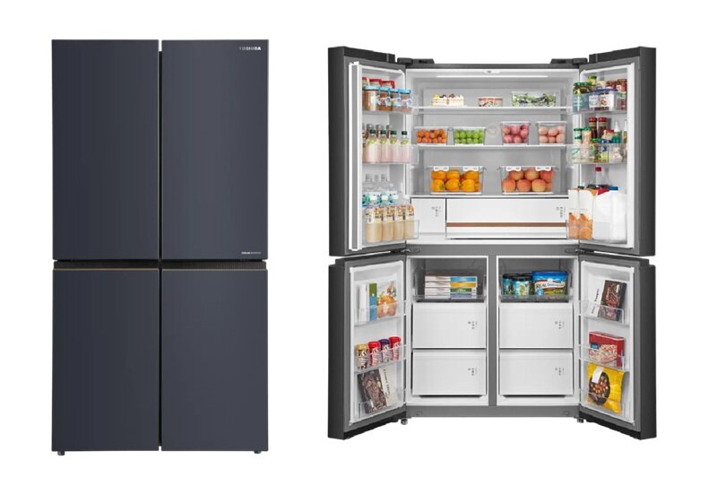 TOP tủ lạnh Toshiba 4 cánh rất sang xịn, đang được hạ giá rẻ bất ngờ