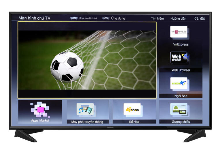 Smart Tivi Panasonic 49 inch TH-49ES500V còn được trang bị màn hình IPS kết hợp với công nghệ Super Bright Panel